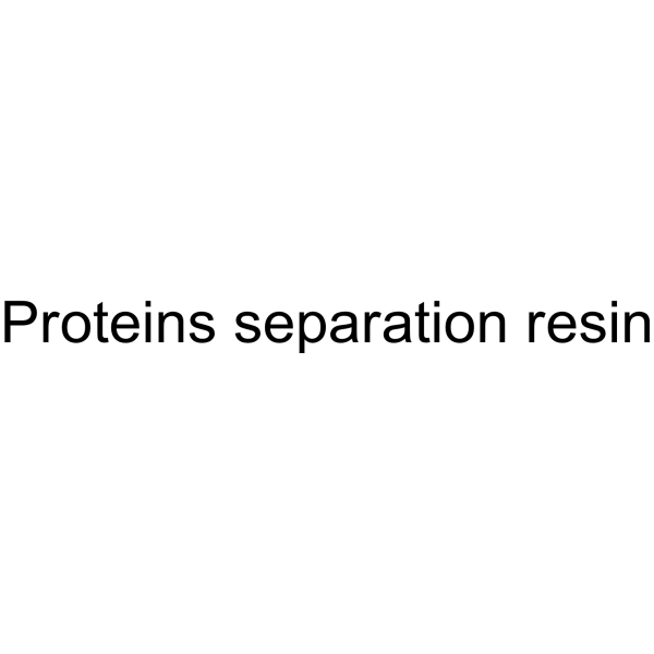 Proteins separation resin